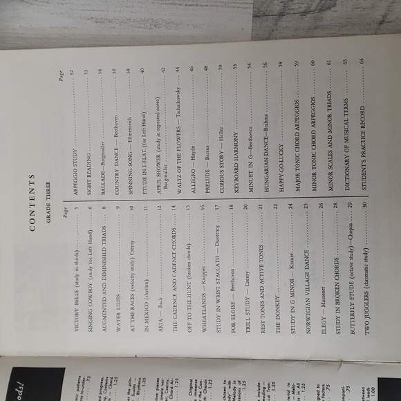 Vintage Michael Aaron piano course grade 3, The Modern Approach to Piano Study - Picture 5 of 5